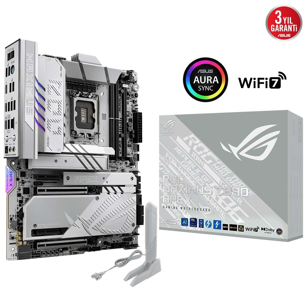 ASUS ROG MAXIMUS Z890 APEX DDR5 6XM2 USB3.2 WIFI7 RGB LAN ATX