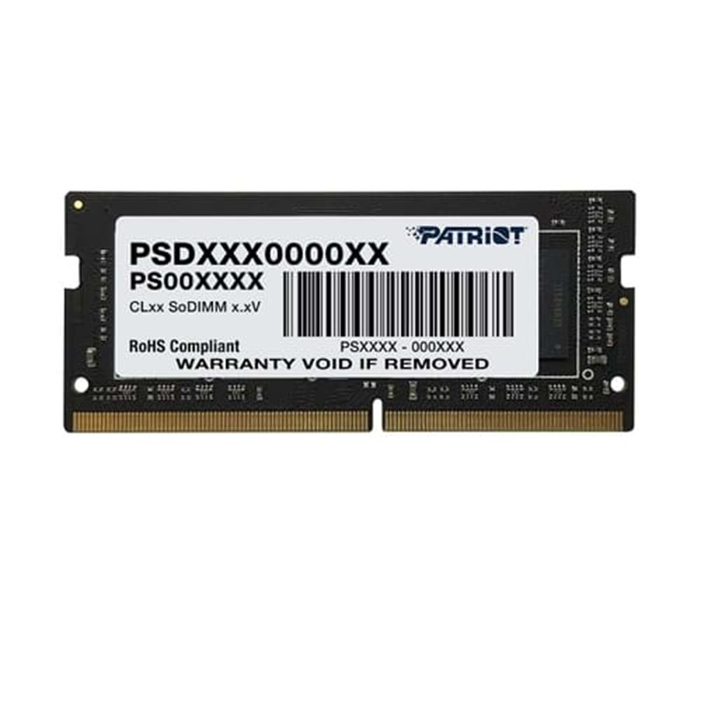 Patriot Signature Line 32GB(1x32GB) DDR4 3200MHz CL22 SODIMM Ram (PSD432G32002S)