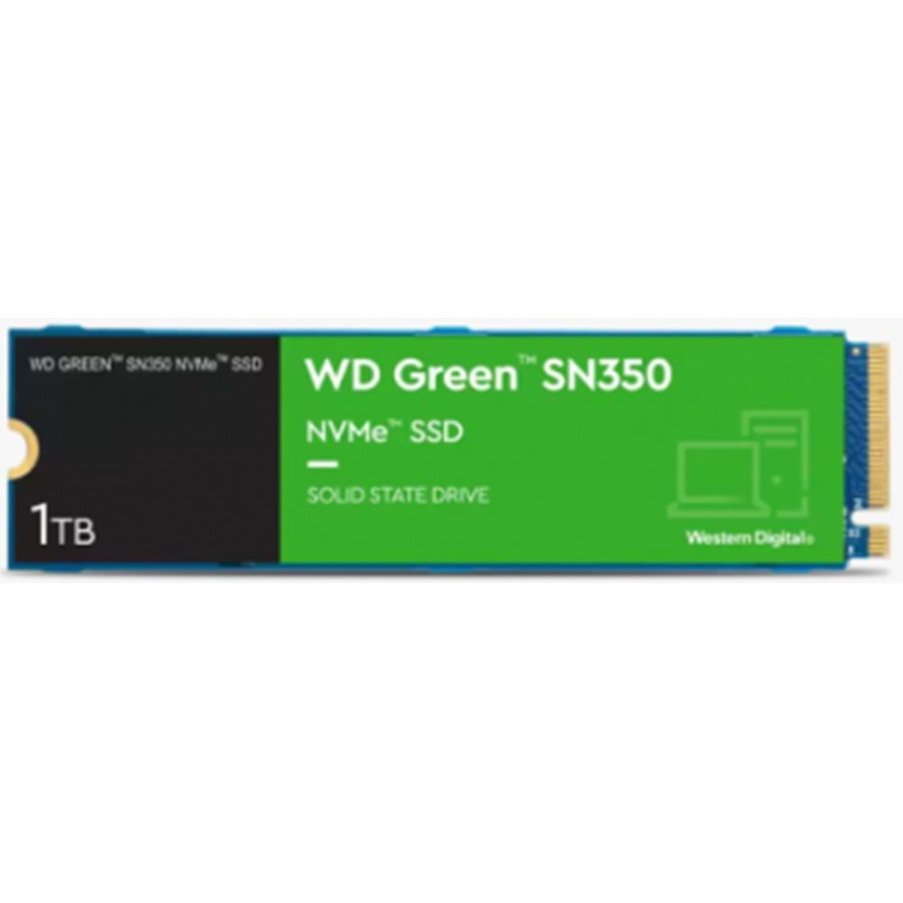 1TB WD GREEN M.2 NVMe SN350 3200/2500MB/s WDS100T3G0C SSD