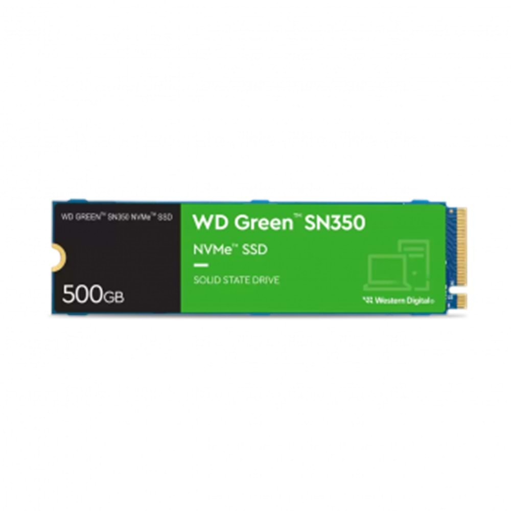 500GB WD GREEN SN350 M.2 NVMe 2400/1500MB/s WDS500G2G0C SSD