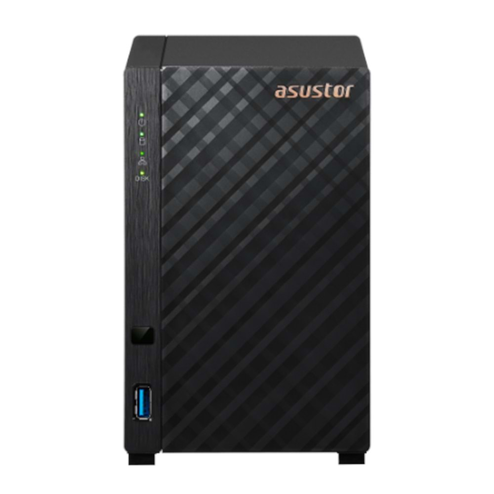 ASUSTOR AS1102TL REALTEK RTD1619B 2 YUVALI 1GB DDR4 DEPOLAMA ÜNİTESİ