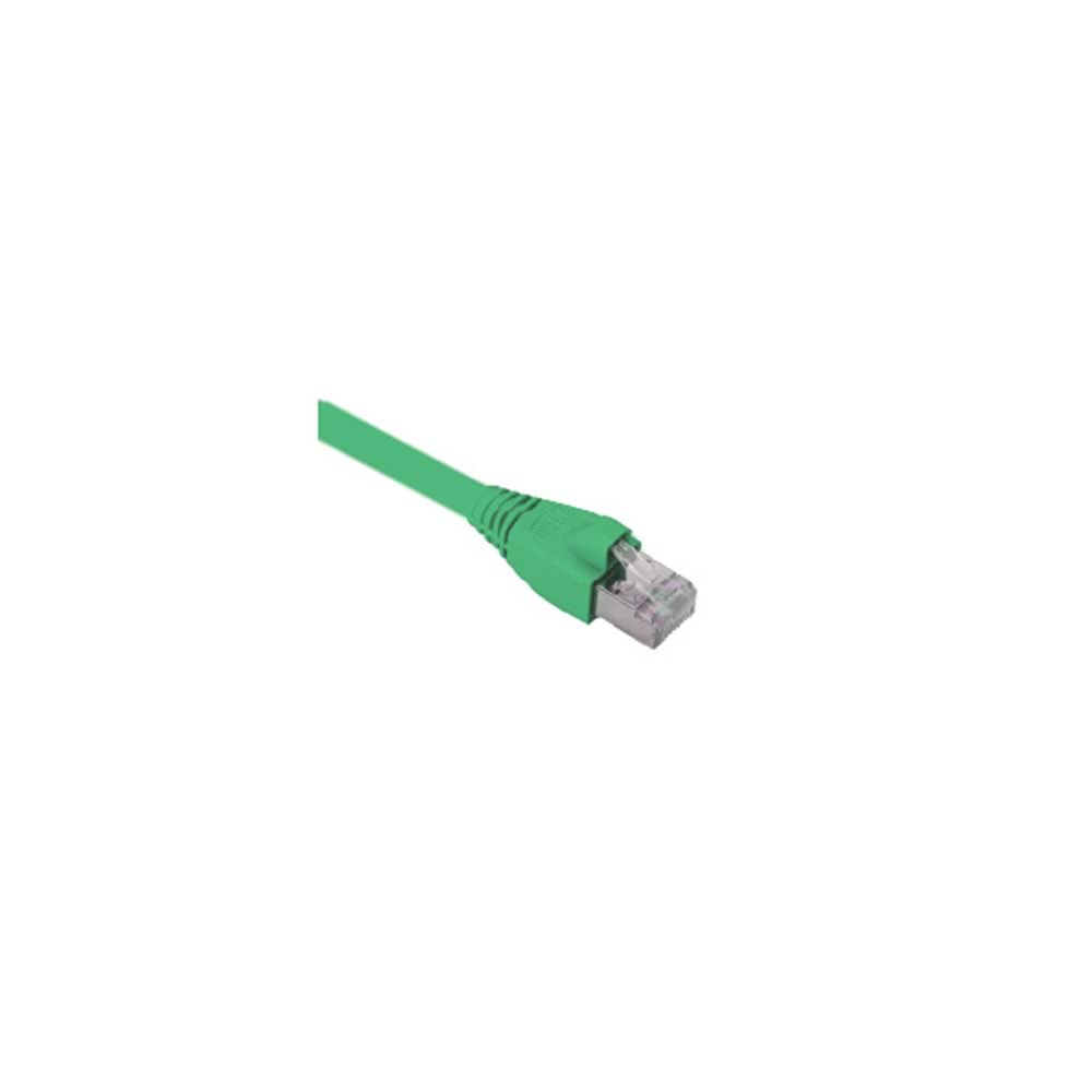 Cat6A S/FTP Patch Cord LSOH 5m Yeşil