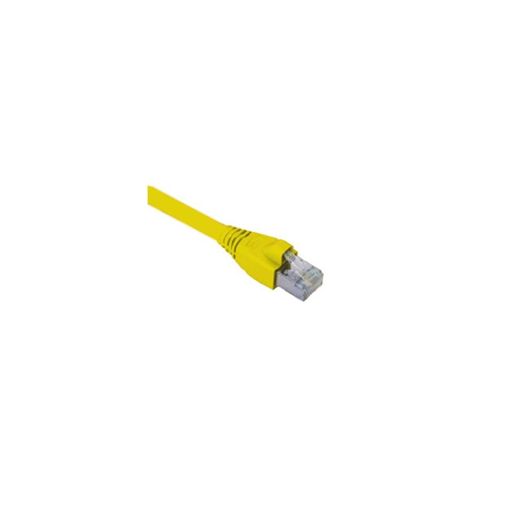 Cat6A S/FTP Patch Cord LSOH 0,5m Sarı