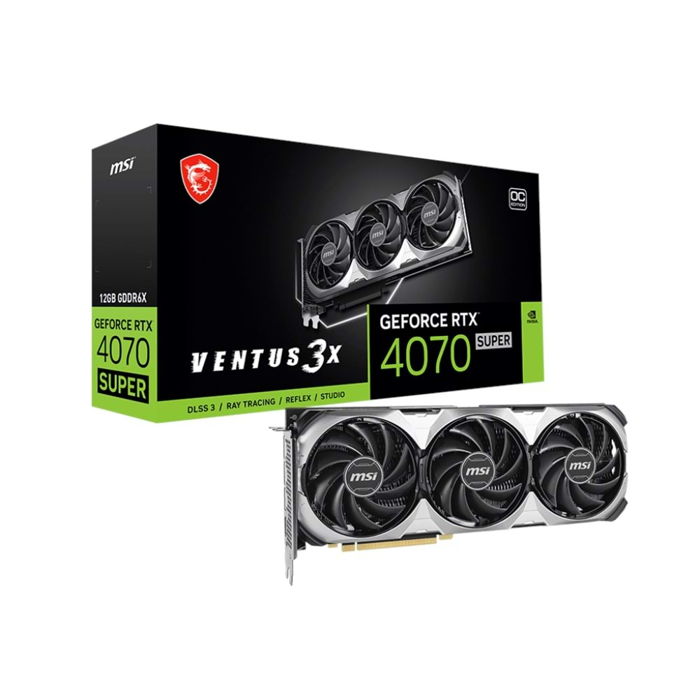 MSI GEFORCE RTX 4070 SUPER VENTUS 3X 12G OC