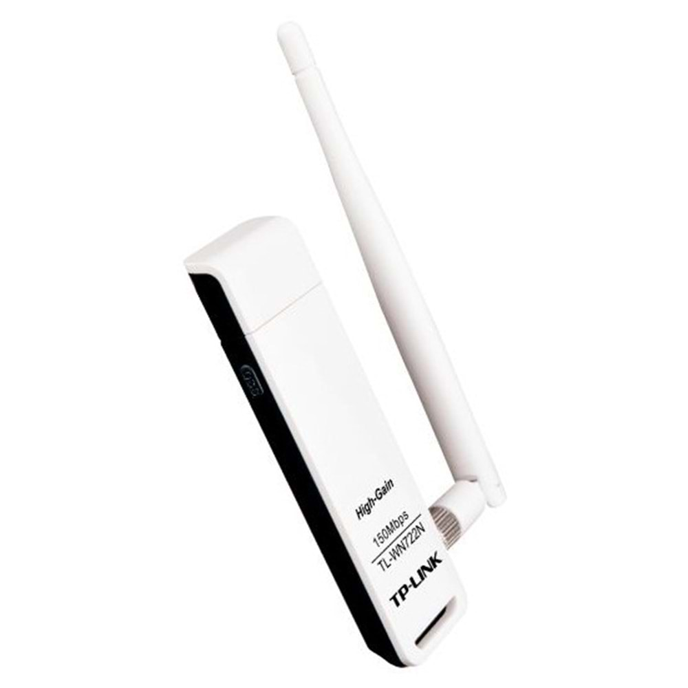 TP-LINK TL-WN722N 150Mbps KABLOSUZ USB ANTENLİ ADAPTÖR