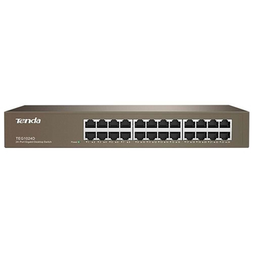 TENDA TEG1024D 24PORT 10/100/1000 YÖNETİLEMEZ SWITCH