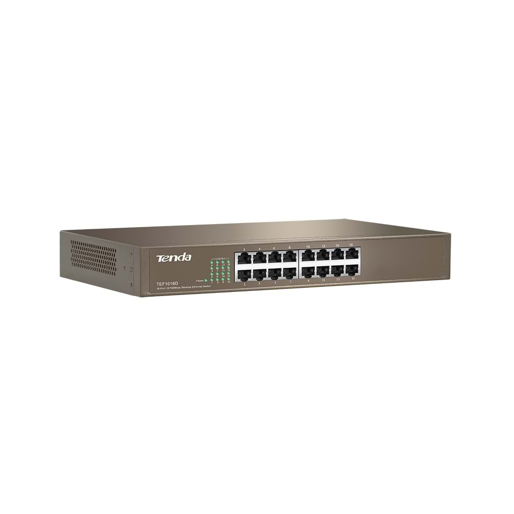 TENDA TEF1016D 16PORT 10/100 YÖNETİLEMEZ SWITCH