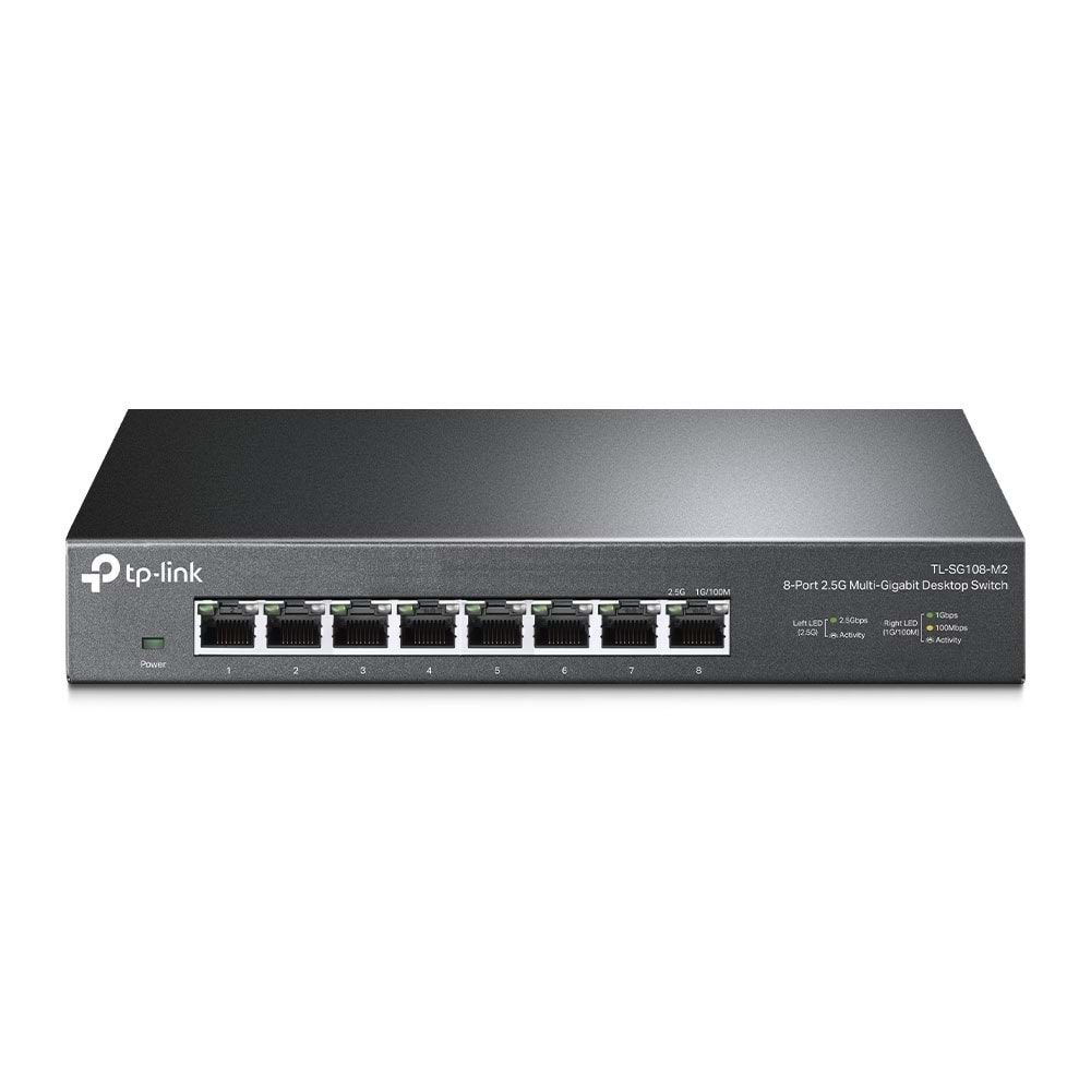 TP-LINK TL-SG108-M2 8PORT 10/100/1000 YÖNETİLEMEZ SWITCH