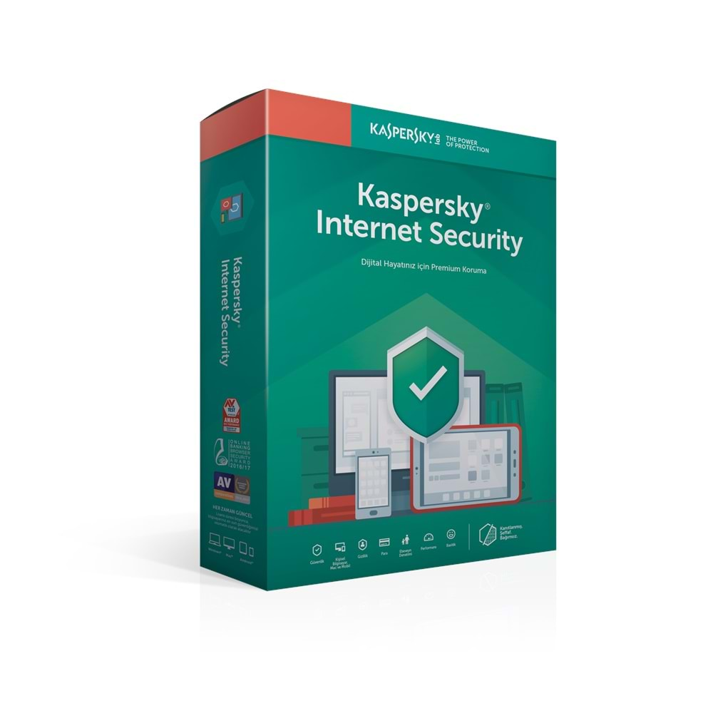 KASPERSKY INTERNET SECURITY TÜRKÇE 4 KULLANICI 1YIL