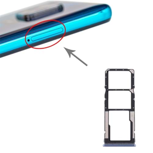 Redmi Note 9 PRO 9S Sim Kart Yuvası Sim Kızağı Sim Tepsisi