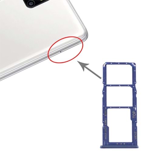 Samsung Galaxy M51 SM-M515 Sim Hafıza Kart Kapağı Tutucu