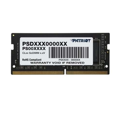 Patriot Signature Line 8GB(1x8GB) DDR4 3200MHz CL22 SODIMM Ram (PSD48G32002S)