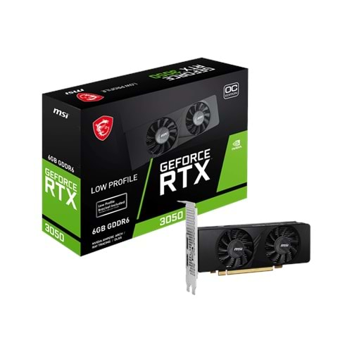 MSI GEFORCE RTX 3050 LP 6G OC GDDR6 96BIT DX12