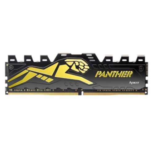 Apacer Panther Black-Gold 16GB (2x8GB) 3200Mhz CL16 DDR4 Gaming Ram (AH4U16G32C28Y7GAA-2)