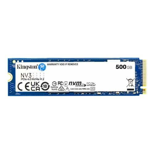 500GB KINGSTON NV3 SNV3S/500G 5000/3000MB/S M.2 NVMe PCIe 4.0