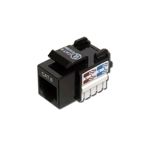 DIGITUS DN-93601 CAT6 KEYSTONE JACK RJ45 SİYAH