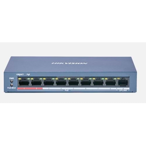 HIKVISION DS-3E0109P-E/M(B) 8xFE+1xFE 60W POE SWITCH