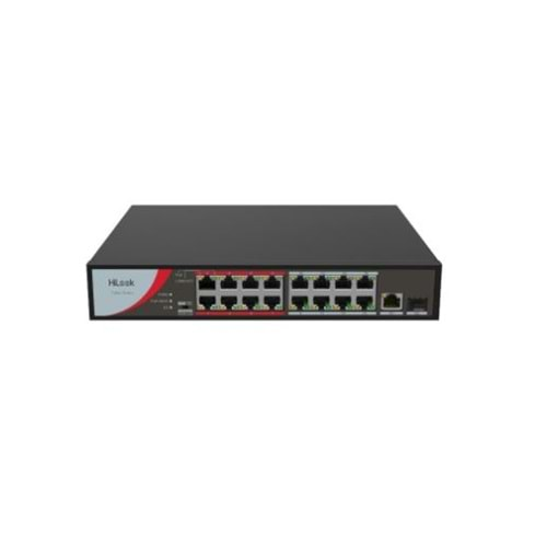 HILOOK NS-0318P-130(B) 16XFE+1xGE+1xGE/SFP YONETİLEMEZ 130W POE SWİTCH