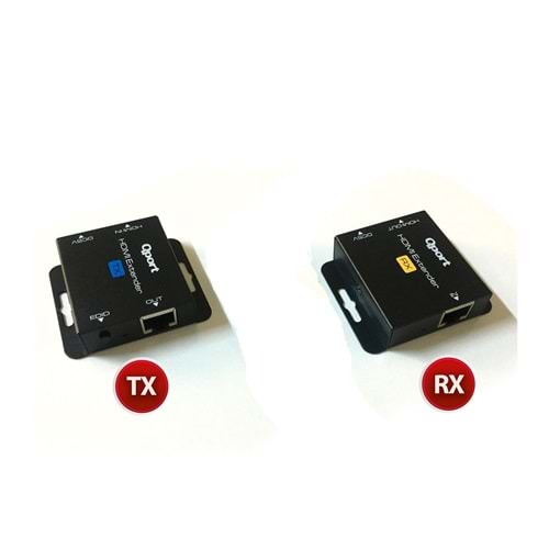 QPORT Q-HEX2 HDMI EXTENDER CAT6 60M 2 Lİ PAKET