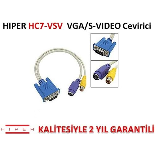 HIPER HC7-VSV VGA/S-VIDEO ÇEVİRİCİ