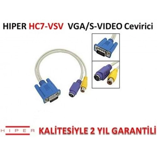 HIPER HC7-VSV VGA/S-VIDEO ÇEVİRİCİ