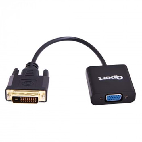  QPORT Q-VDV2 DVI TO VGA 24+1 ÇEVİRİCİ