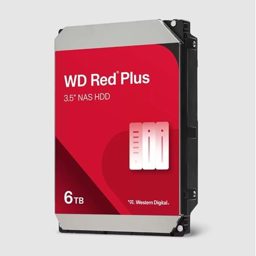 6TB WD RED PLUS SATA 5400RPM 256MB WD60EFPX