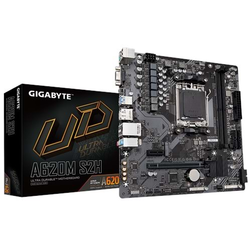 GIGABYTE A620M S2H 6400Mhz(OC) DDR5 MATX AM5