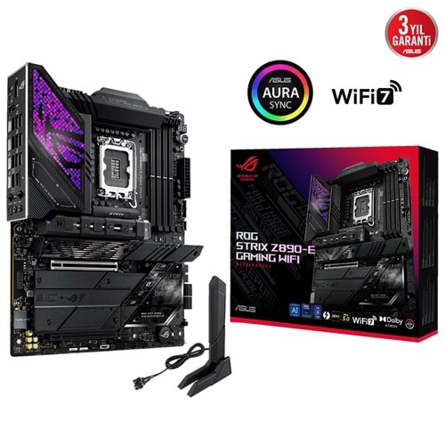 ASUS ROG STRIX Z890-E GAMING WIFI DDR5 7XM2 USB3.2 RGB LAN ATX