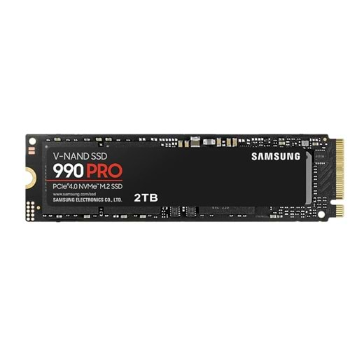 2TB SAMSUNG 990 PRO 7450/6900MB/s M.2 NVMe MZ-V9P2T0BW (Resmi Distribütör Garantili)