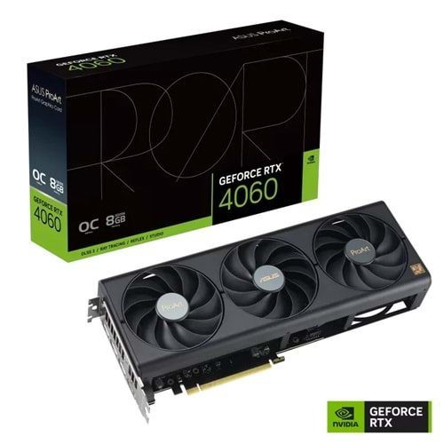 ASUS PROART-RTX4060-O8G 8GB GDDR6 HDMI DP 128BİT