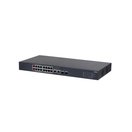 DAHUA CS4220-16GT-240 16 PORT 16XGE-2XGE-2XGE/SFP BULUT YÖNETİLEBİLİR 240W POE SWİTCH