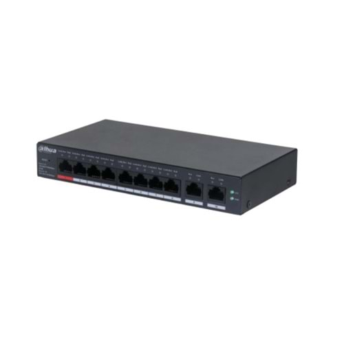 DAHUA CS4010-8GT-110 8 PORT 8XGE-2XGE UPLİNK BULUT YÖNETİLEBİLİR 110W POE SWİTCH