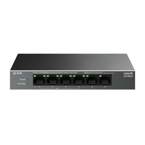 TP-LINK LS106LP 6 PORT 10/100 YÖNETİLEMEZ POE SWITCH